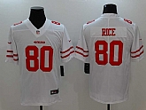 Nike San Francisco 49ers #80 Jerry Rice White Vapor Untouchable Player Limited Jersey,baseball caps,new era cap wholesale,wholesale hats
